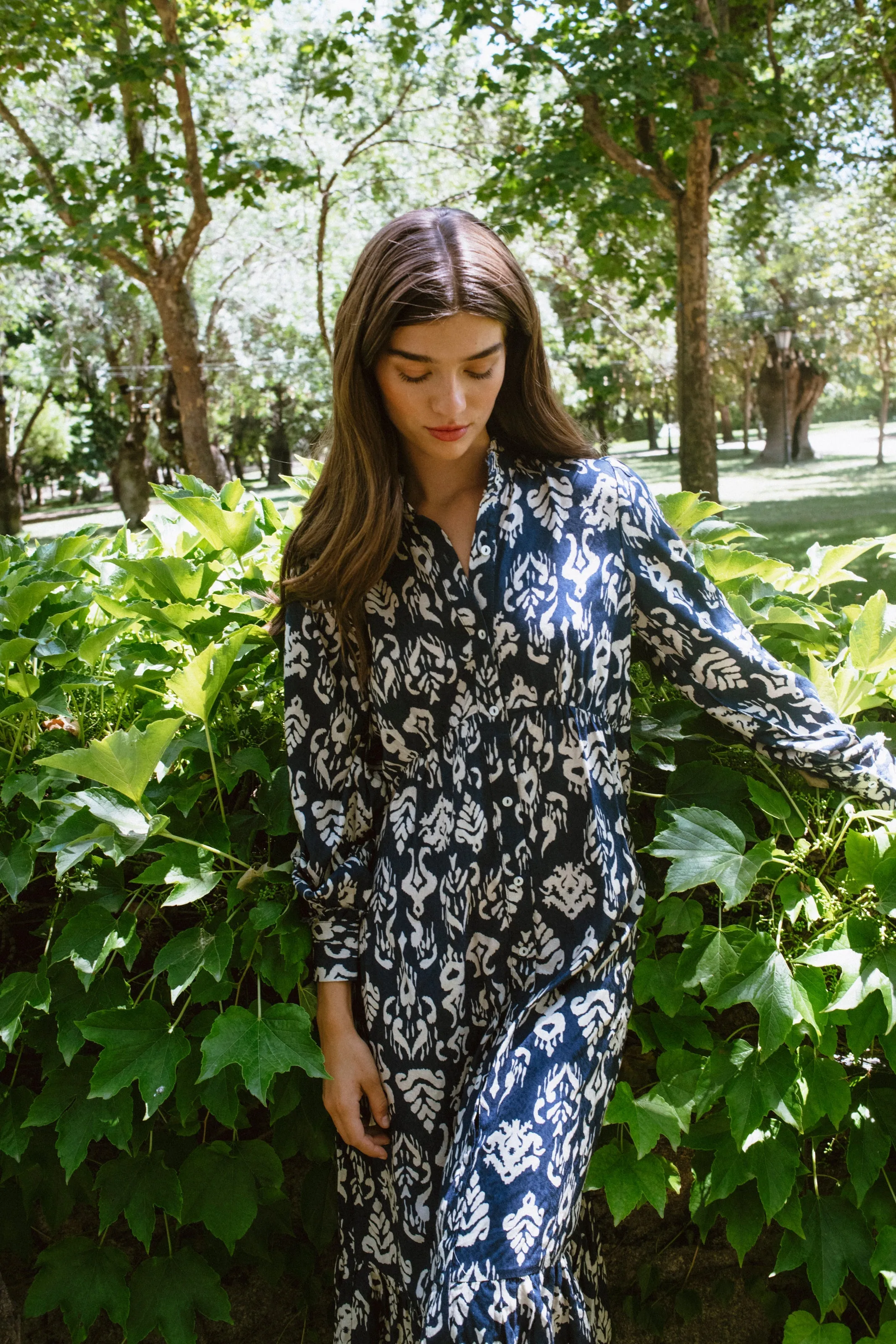 Juana dress navy