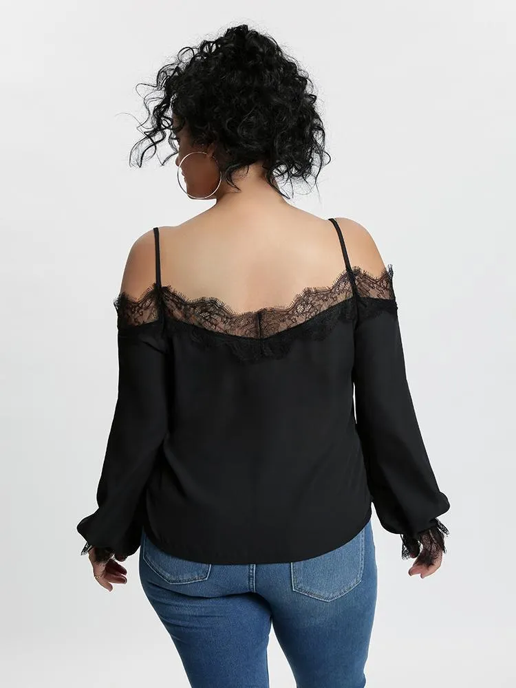 Lace's Off Shoulder Blouse