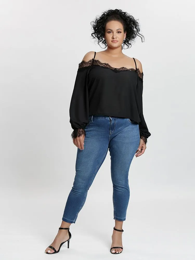 Lace's Off Shoulder Blouse