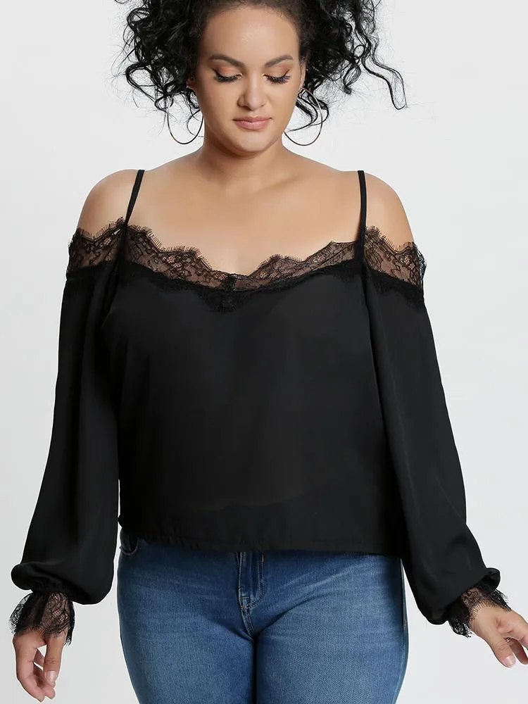 Lace's Off Shoulder Blouse