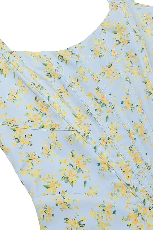 Monique Bodycon Dress - Sky Blue