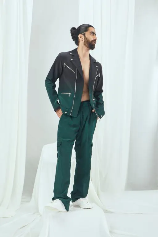 Ombre Biker Jacket