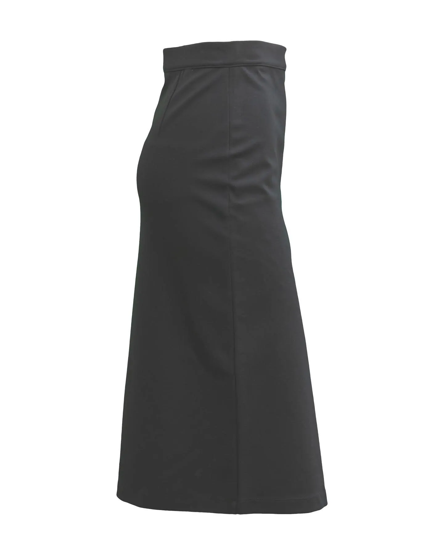Ponte Side Slit Skirt
