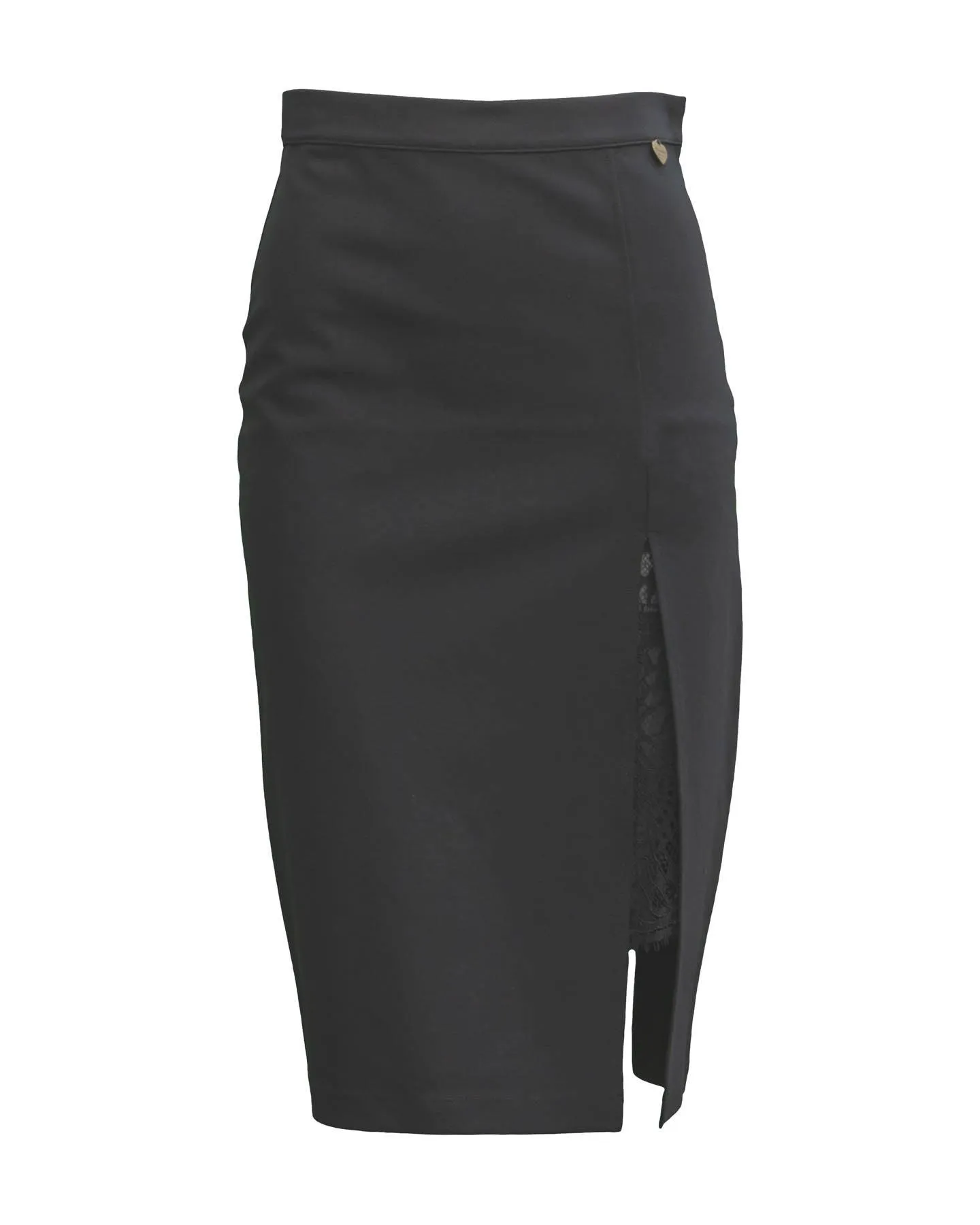 Ponte Side Slit Skirt