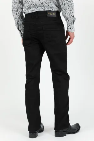 Slade Men's Black Relaxed Fit Stretch Pants