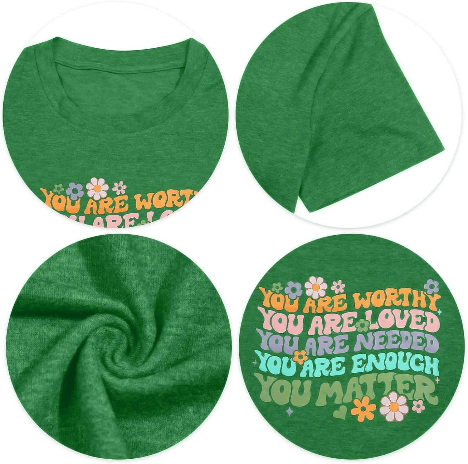 You Matter Shirt Women Teacher Inspirational Tee Top Mental Health Awareness Shirt